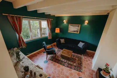 Coin salon dans l'établissement La Casita