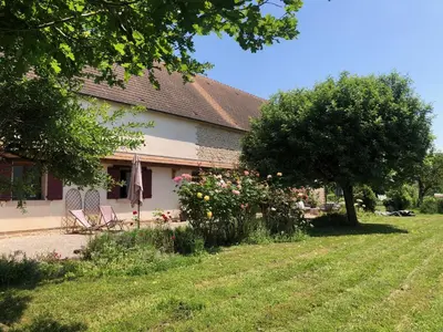 Jardin de l'établissement Les Prés d'Allerey