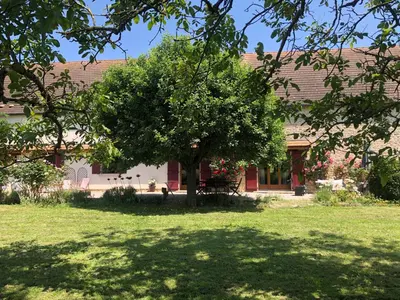 Jardin de l'établissement Les Prés d'Allerey