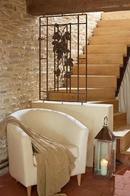 Coin salon dans l'établissement Hameau de Blagny