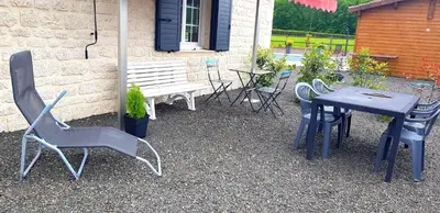 Plan de l'établissement LE CLOS DES PRAIRIES Suite 2 grandes chambres