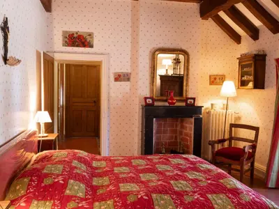 Un ou plusieurs lits dans un hébergement de l'établissement Holiday Home La Maison du Chateau by Interhome