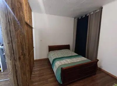 Un ou plusieurs lits dans un hébergement de l'établissement Grand Appartement 82m2 Quartier historique Pasteur