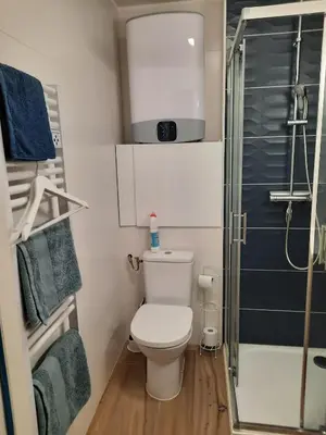 Salle de bains dans l'établissement Le petit cocon