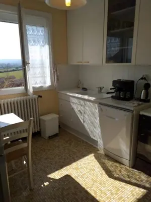 Cuisine ou kitchenette dans l'établissement La maison d'Ormancey