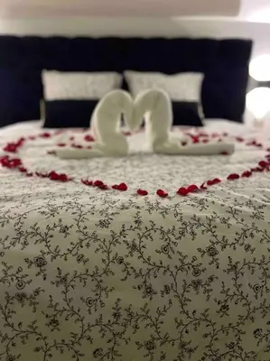 Un ou plusieurs lits dans un hébergement de l'établissement La suite Grand Cru et BDSM 3 minutes de Beaune