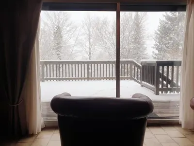 L'établissement Chalet de Charme 100m² - Grand jardin - Gite les 4 saisons- Lac de chalain en hiver