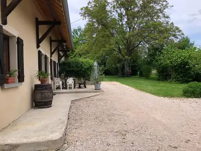 Jardin de l'établissement Gîte du champ de la Briette