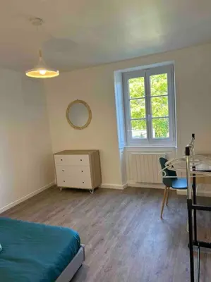 Coin salon dans l'établissement Le St Martin Appart'