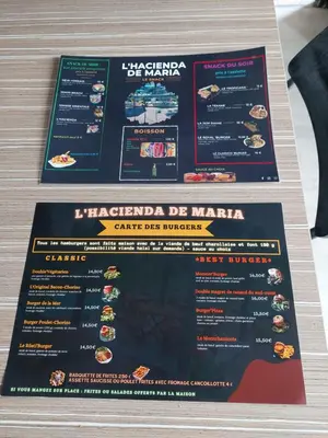 Certificat, récompense, panneau ou autre document affiché dans l'établissement L'hacienda de Maria montchanin