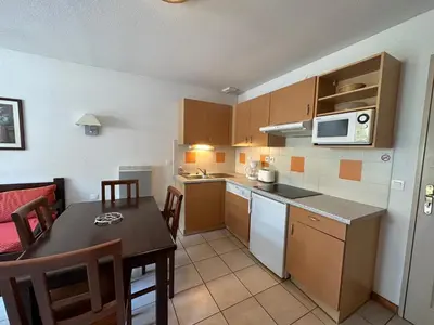 Cuisine ou kitchenette dans l'établissement Le Green