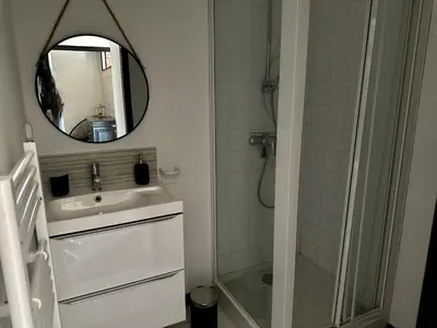 Salle de bains dans l'établissement Alaimo et Les2Roses