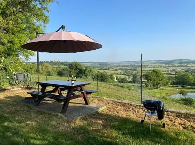 Paysage naturel près de la maison de vacances