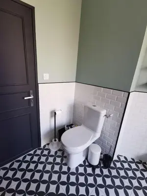 Salle de bains dans l'établissement Les clos de Givry - Clos Léonie - Appartement 68m2 spacieux, lumineux et avec sauna