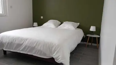 Un ou plusieurs lits dans un hébergement de l'établissement Gîte La Belle étoile - Paray-le-Monial