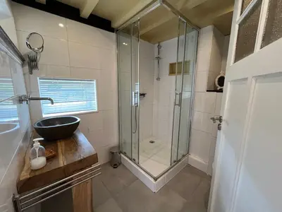 Salle de bains dans l'établissement Le nid Mésange