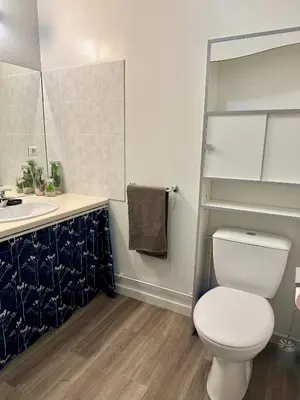 Salle de bains dans l'établissement Appartement calme au cœur de la ville
