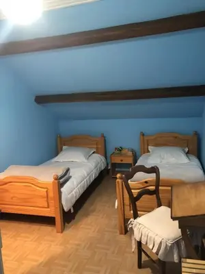 Un ou plusieurs lits dans un hébergement de l'établissement Petite maison