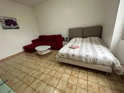 Un ou plusieurs lits dans un hébergement de l'établissement Chambre
