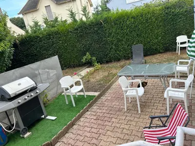 Terrasse ou espace extérieur de l'établissement Chambre