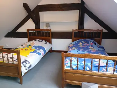 Un ou plusieurs lits dans un hébergement de l'établissement L'orée des 3 Rivières