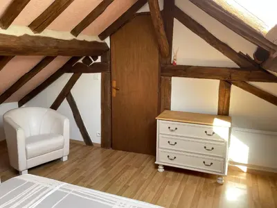 Un ou plusieurs lits dans un hébergement de l'établissement Gîte les érables