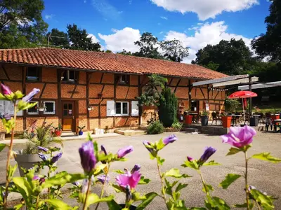 Jardin de l'établissement Camping Domaine de Mepillat