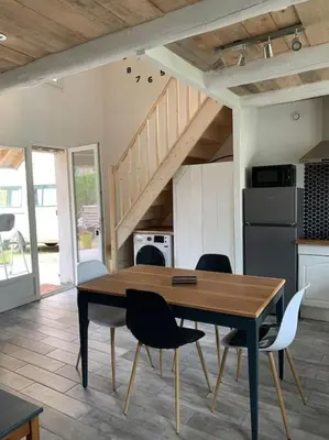 Cuisine ou kitchenette dans l'établissement Le Majol
