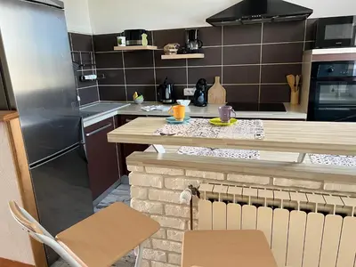 Cuisine ou kitchenette dans l'établissement Chez les Freds