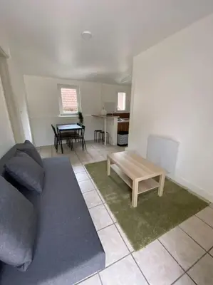 Coin salon dans l'établissement Maison à Pouilly en Auxois