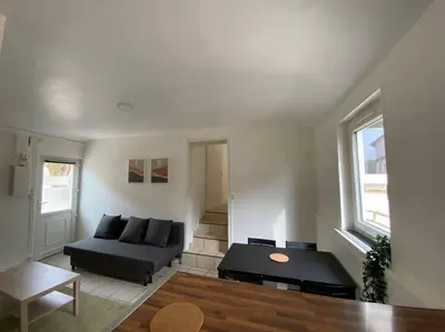 Coin salon dans l'établissement Maison à Pouilly en Auxois
