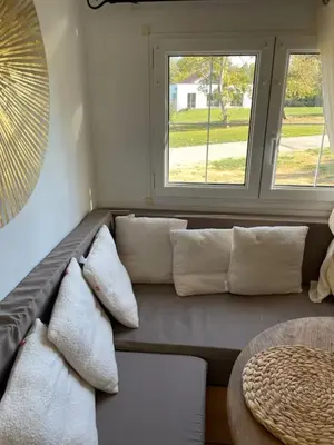 Coin salon dans l'établissement TINY HOUSE