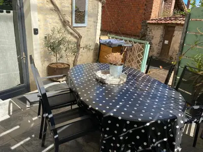 Balcon ou terrasse dans l'établissement Le Gite des Tourelles
