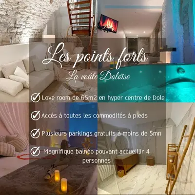 Plan de l'établissement La voute Doloise - Love room & spa