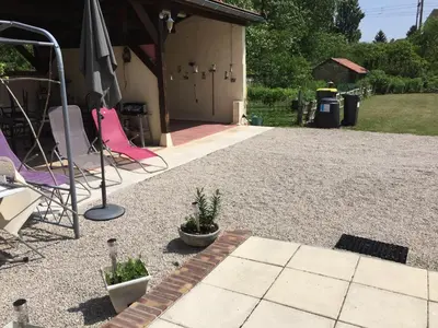 Jardin de l'établissement Villa Roland en Bourgogne