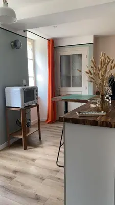 Cuisine ou kitchenette dans l'établissement O p’tit chez soi