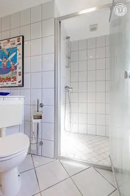 Salle de bains dans l'établissement Entre ciel & Loire