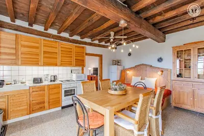 Cuisine ou kitchenette dans l'établissement Entre ciel & Loire