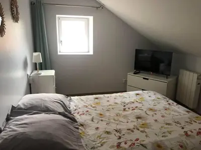 Un ou plusieurs lits dans un hébergement de l'établissement 15 personnes Chez Delphine et Guillaume