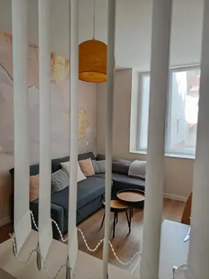 Un ou plusieurs lits dans un hébergement de l'établissement Appartement Hestia F1 bis + terrasse hyper centre