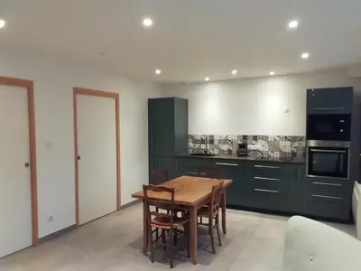 Cuisine ou kitchenette dans l'établissement L atelier