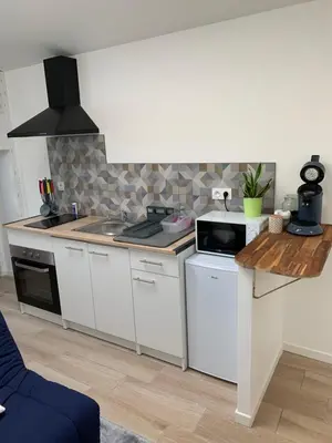 Cuisine ou kitchenette dans l'établissement My Sweet Home