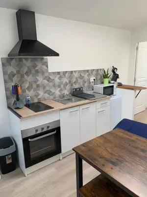 Cuisine ou kitchenette dans l'établissement My Sweet Home