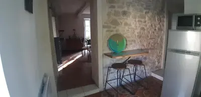 Cuisine ou kitchenette dans l'établissement maison Chez Kitoune