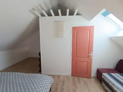Un ou plusieurs lits dans un hébergement de l'établissement La petite maison