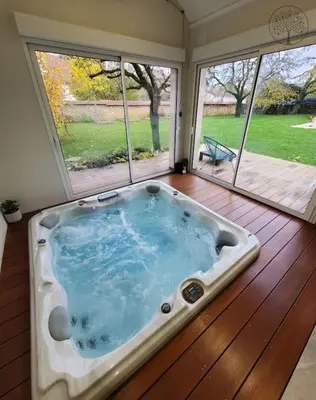 Plan de l'établissement Guest house avec spa Jura , gîte du petit pommier