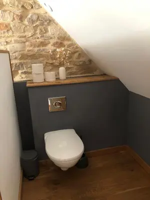Salle de bains dans l'établissement Maison Millot