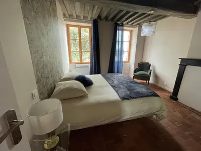 Un ou plusieurs lits dans un hébergement de l'établissement Gîte La Bancale