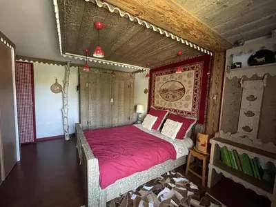 Un ou plusieurs lits dans un hébergement de l'établissement La Maison d'Andrée - chambres et table d'hôtes