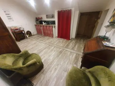 Cuisine ou kitchenette dans l'établissement chambre indépendante